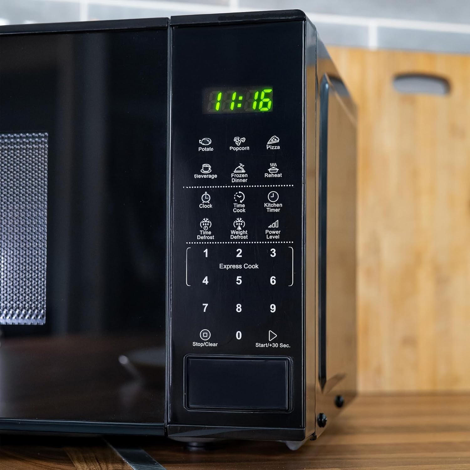 20L 800W Digital Microwave Black 11 Power Child Lock