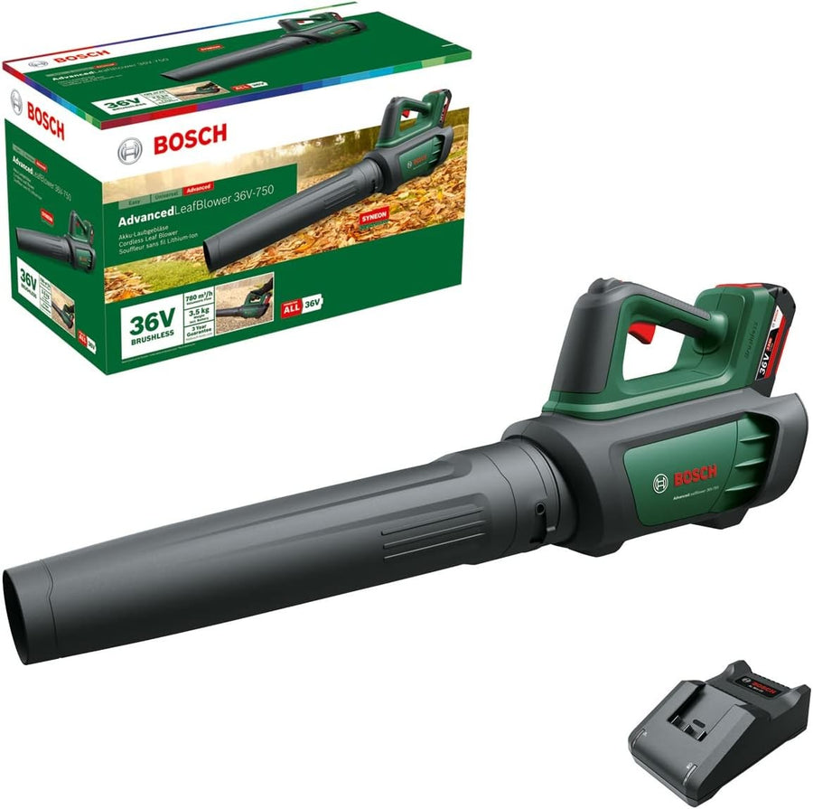36V Cordless Leaf Blower High Power Lightweight Garden Cleaner with Battery