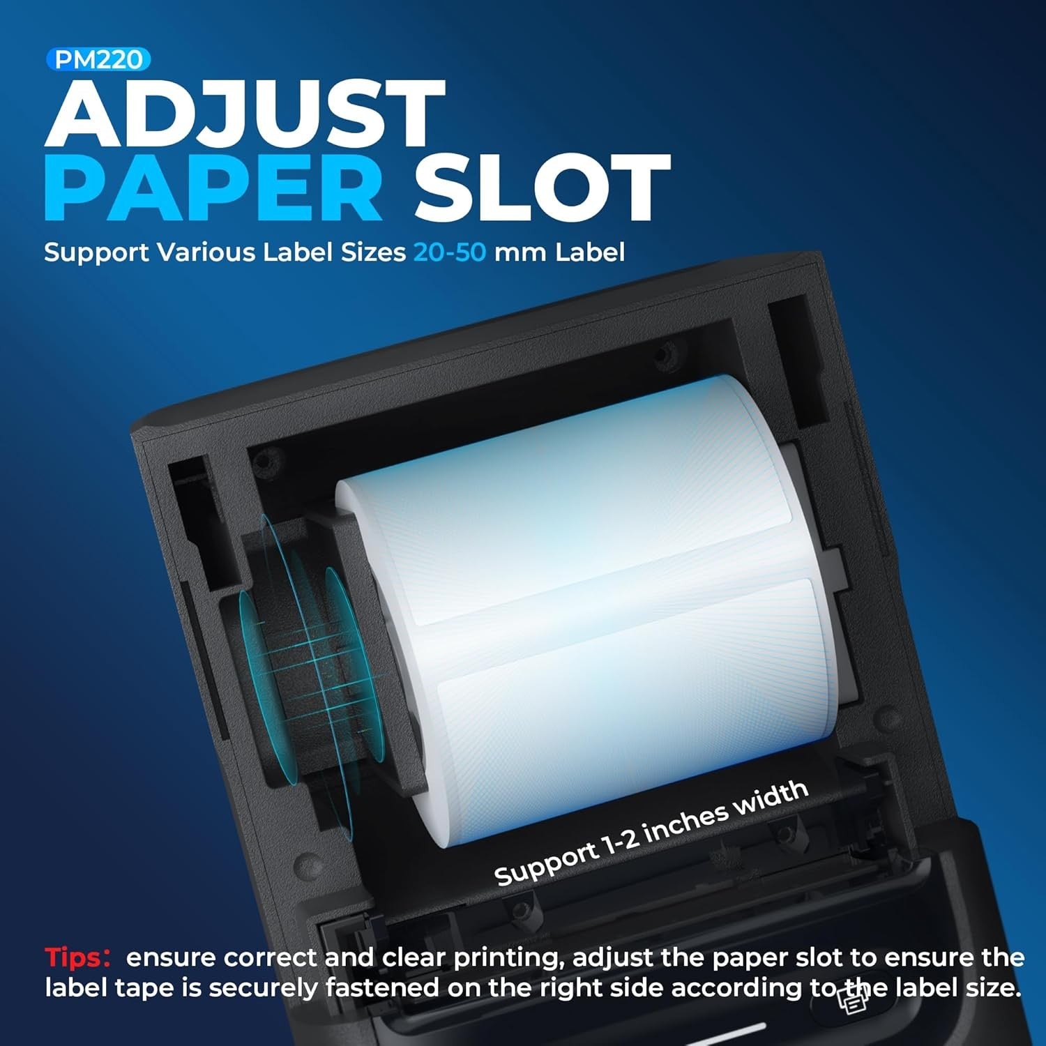 Bluetooth Label Maker 5cm Thermal Sticker Printer Portable