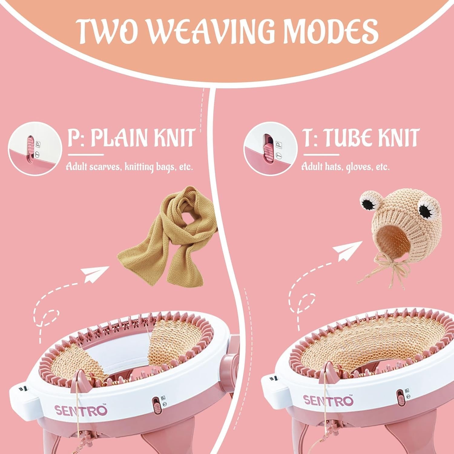 48 Needle Knitting Machine Circular Automatic Smart Loom with Row Counter