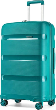Medium Hard Shell Suitcase Polypropylene TSA Lock 4 Spinner Wheels 56L