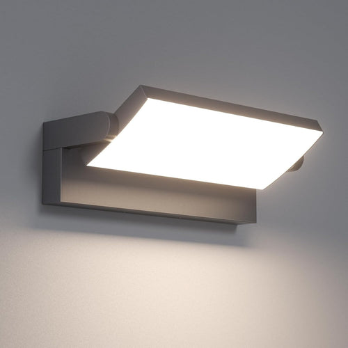 45W LED Outdoor Waterproof Wall Light | Adjustable Modern Anthracite Lamp