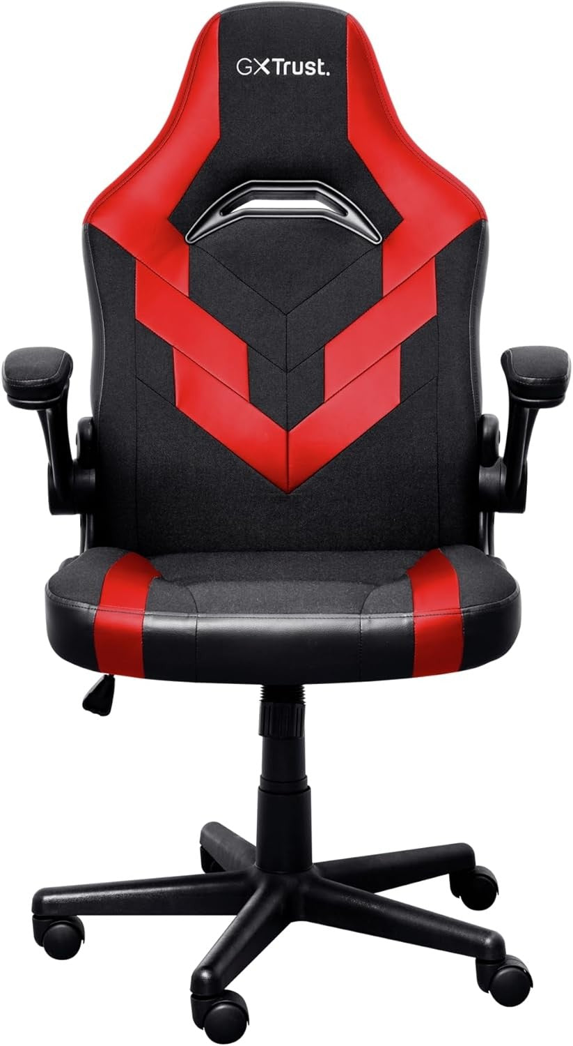Ergonomic Gaming Chair Adjustable Tilt PC Desk Chair Red