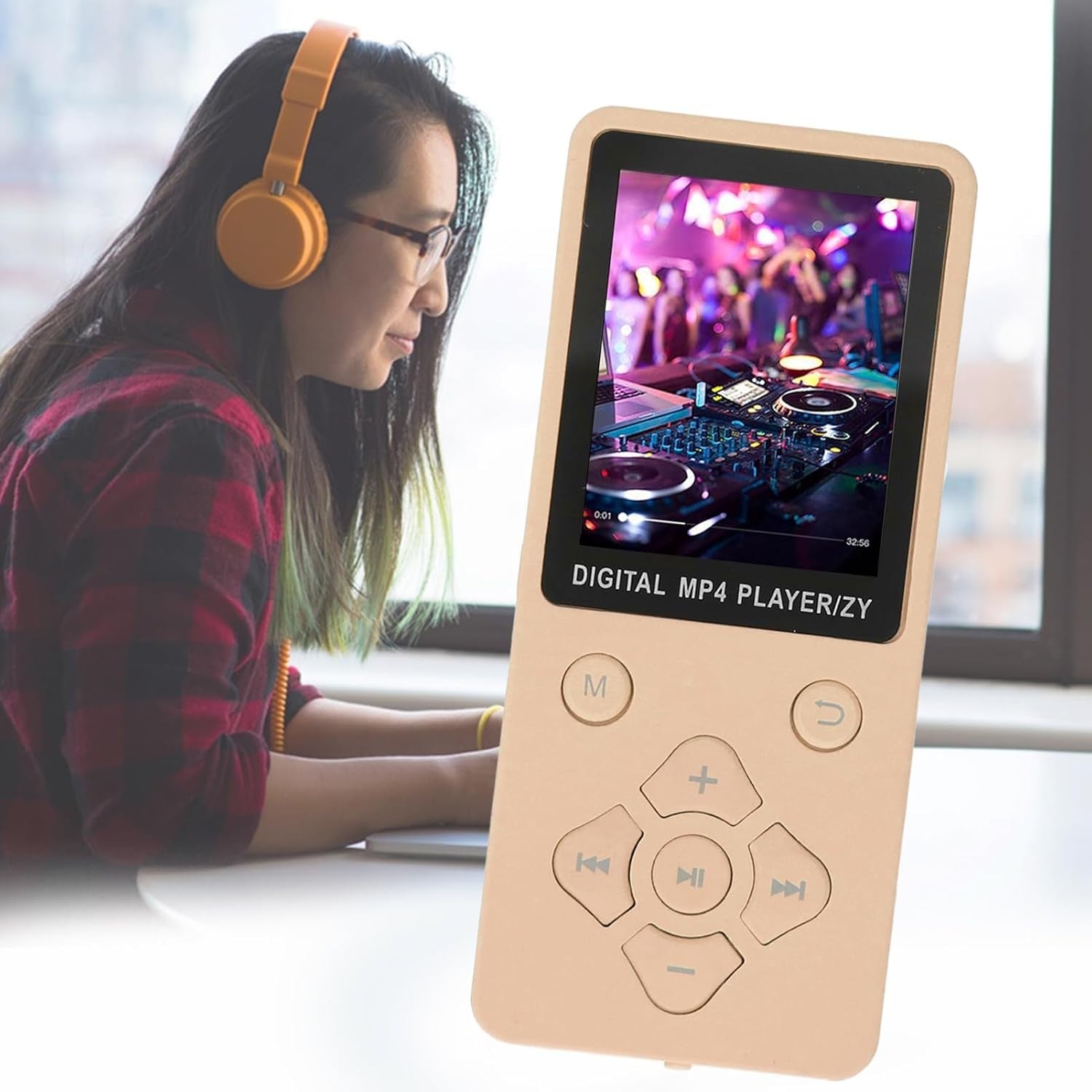 Bluetooth 5.0 16GB MP3 & MP4 Player w/ 1.8″ Color Screen, FM & Recorder
