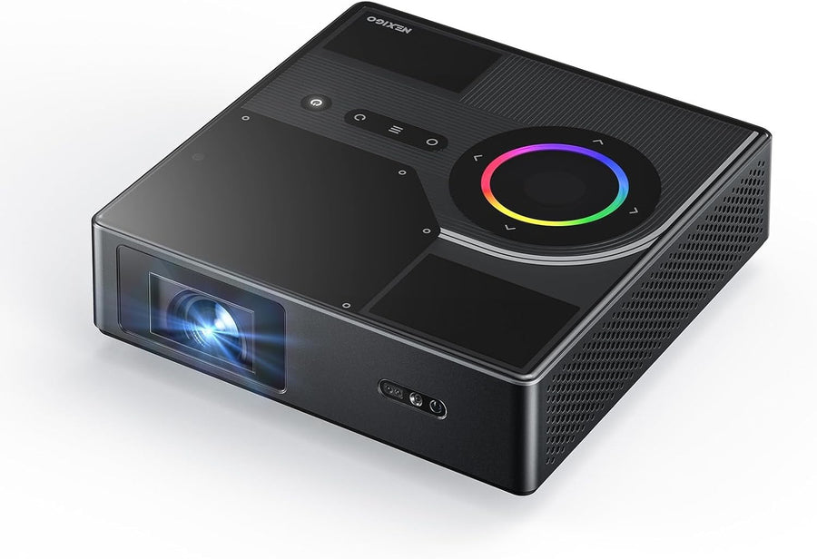 Mini Laser Projector 1080p FHD Google TV Netflix 1200 Lumens 150" 3D Dolby