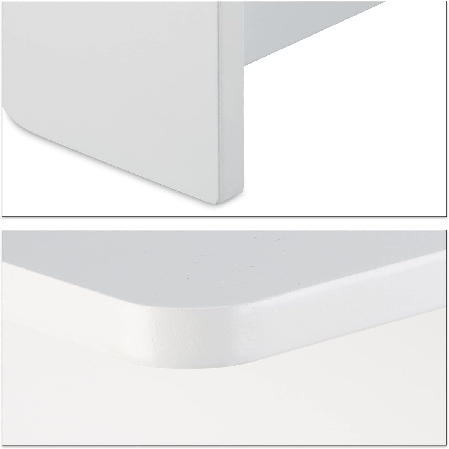Kids Wooden Table & Chairs Set with Storage, White, Star Cutouts, Durable