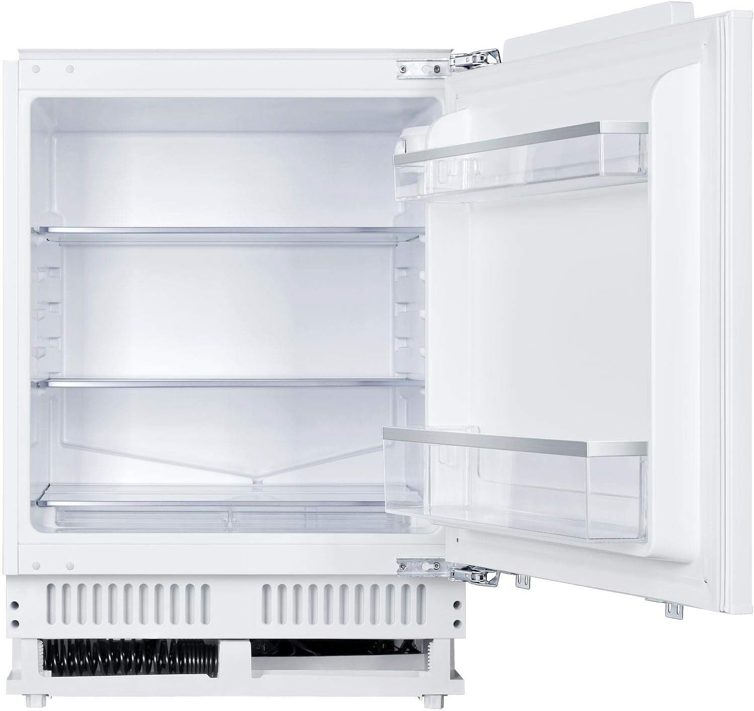 Undercounter Fridge 135L Built-In Auto Defrost LED Quiet Energy Saving White