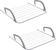 Over Door Radiator Clothes Airer Drying Space Saving 6m Pack of 2