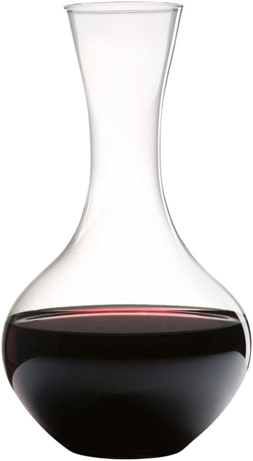 Crystal Wine Decanter 1.14L Elegant Aerator Carafe for Red & White Wine