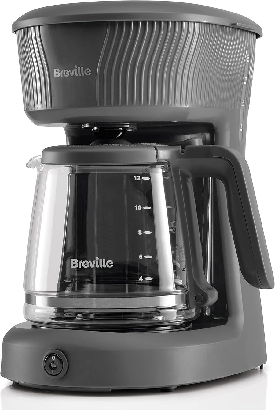 Filter Coffee Machine | 12 Cup Glass Jug | Auto Pause | Keep Warm Function