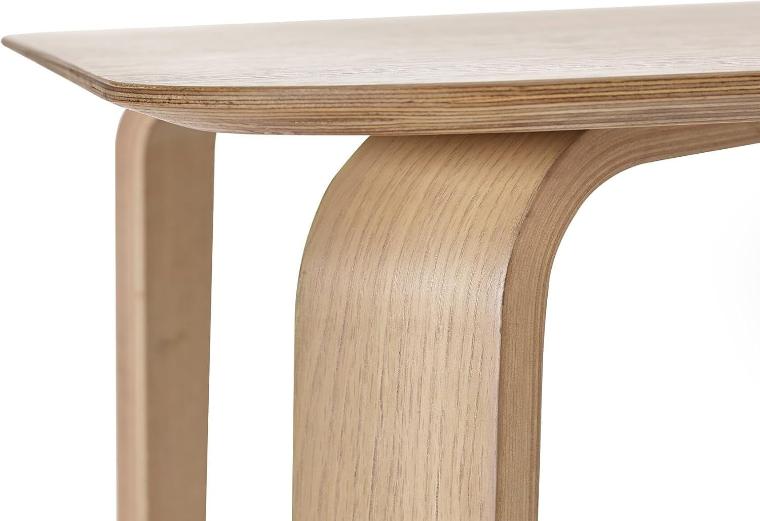 Rectangular Oak Coffee Table, Scandinavian Style, Beige 100x60x40cm