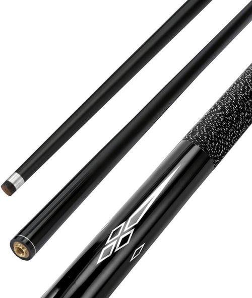 58in Pool Cue Carbon Fiber Maple 11.5mm Tip 19–21oz 1/2 Joint