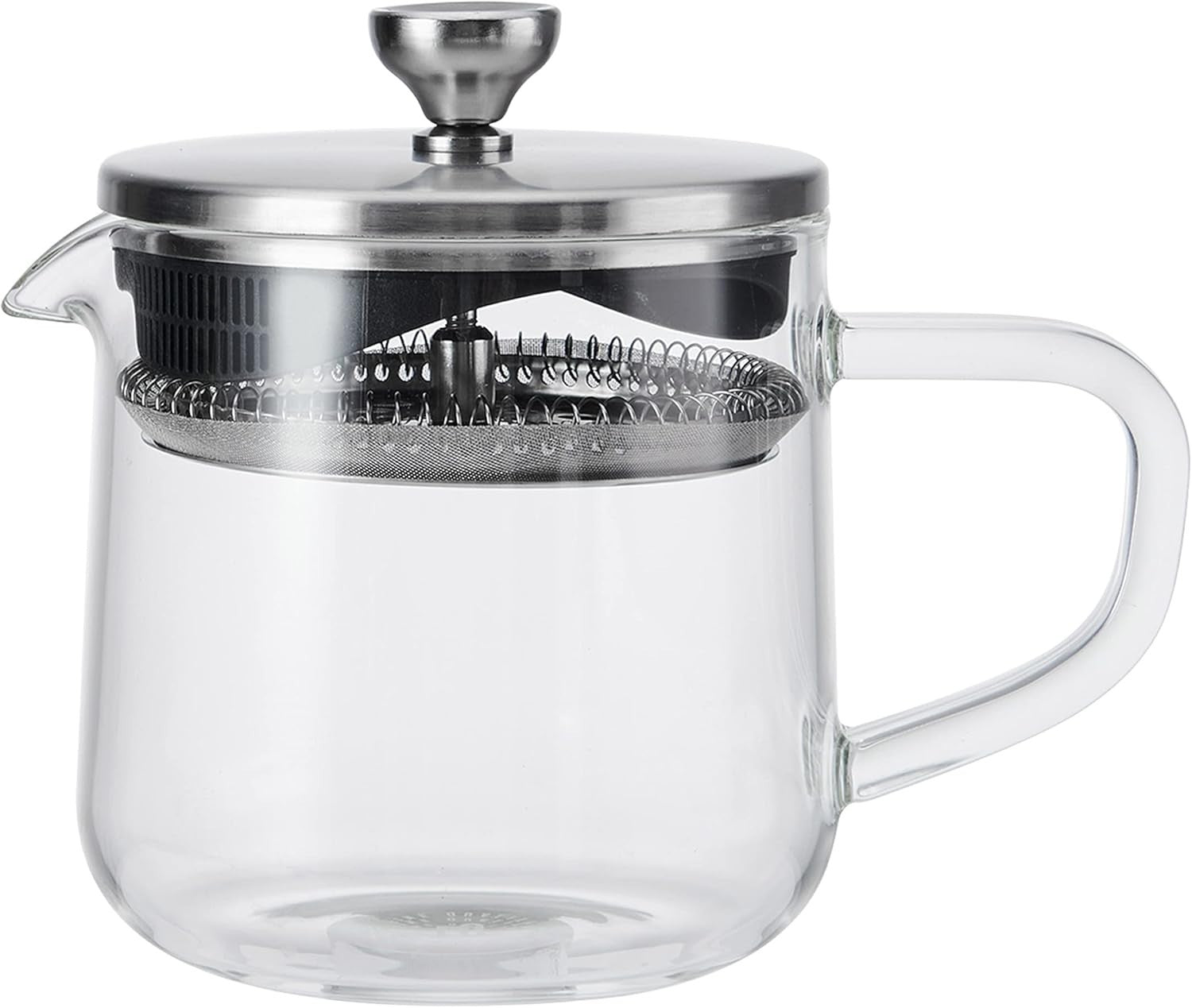Glass Teapot with Infuser 550ml Loose Leaf Tea Maker Stainless Filter