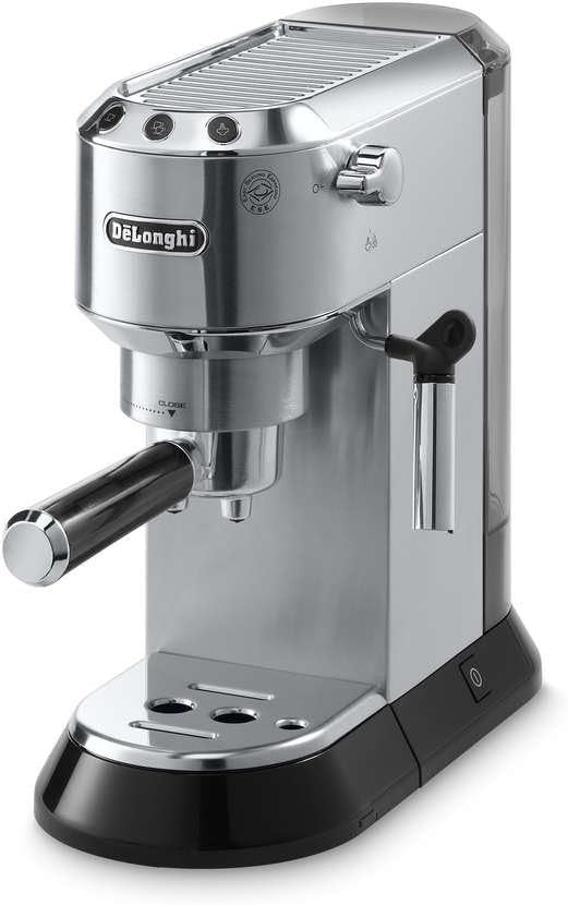 15-Bar Metal Espresso Machine with Milk Frother | Fast Heat-Up | Compact 1L