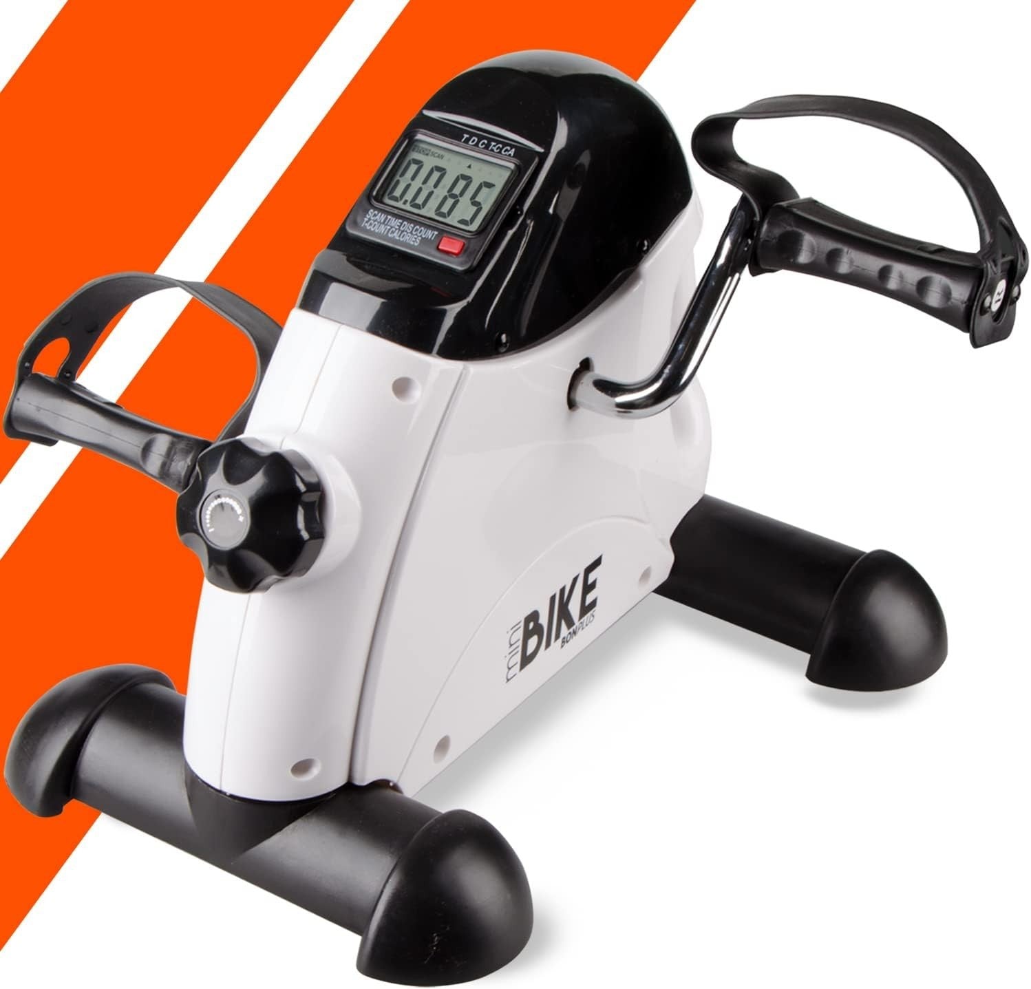 Portable Mini Pedal Bike Adjustable Tension LCD Seated Fitness