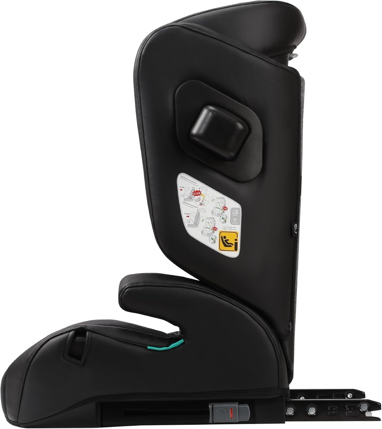 ISOFIX High Back Booster Car Seat i-Size 100–150cm Cupholder