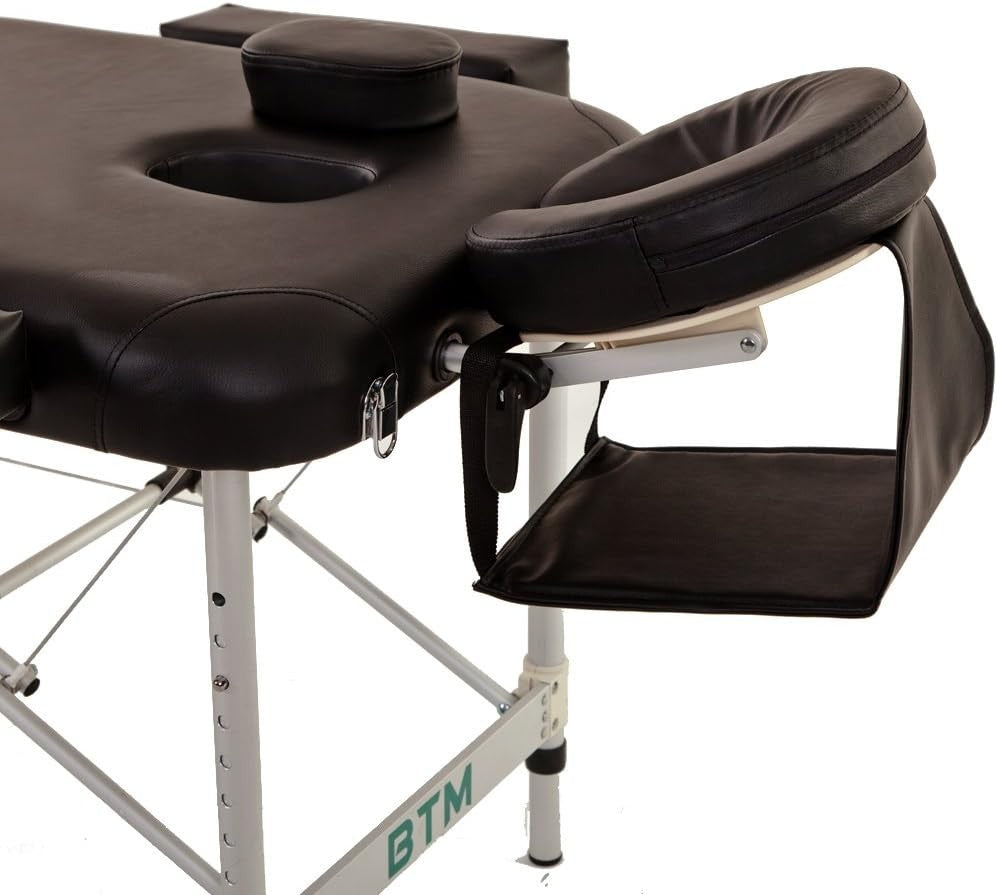 Foldable Adjustable Massage Table Portable Therapy Spa Bed With Headrest