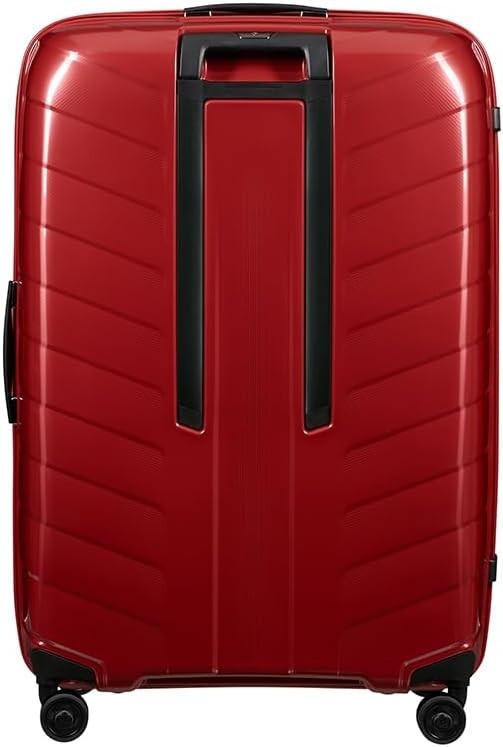 Extra Large Hard Shell Suitcase 81cm Lightweight Spinner 120L Red