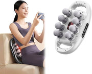 Hands Free Back Massager Deep Tissue Muscle Relief 8 Head 30 Intensities