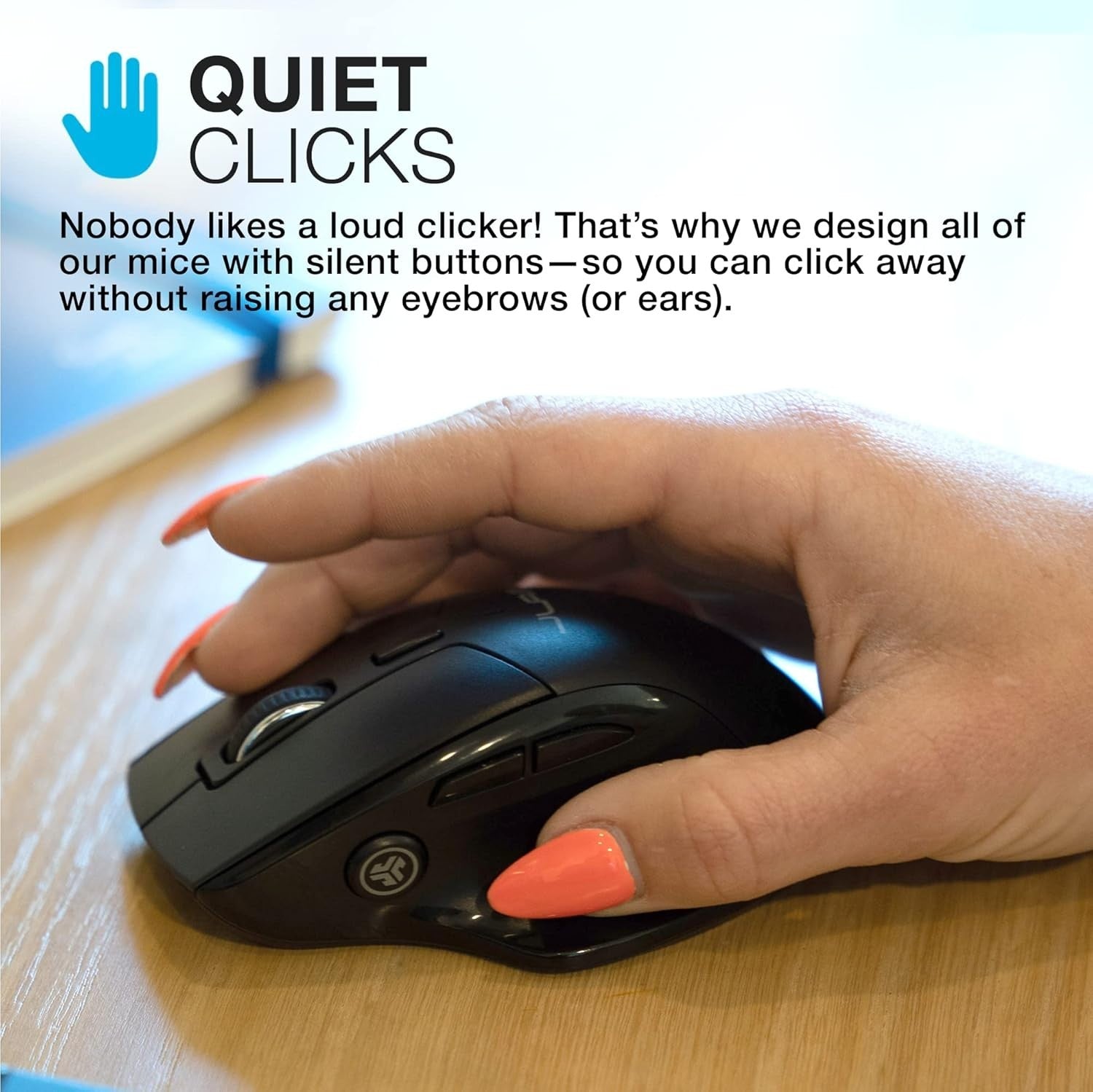 Bluetooth Wireless Mouse Rechargeable Silent Tri-Mode USB