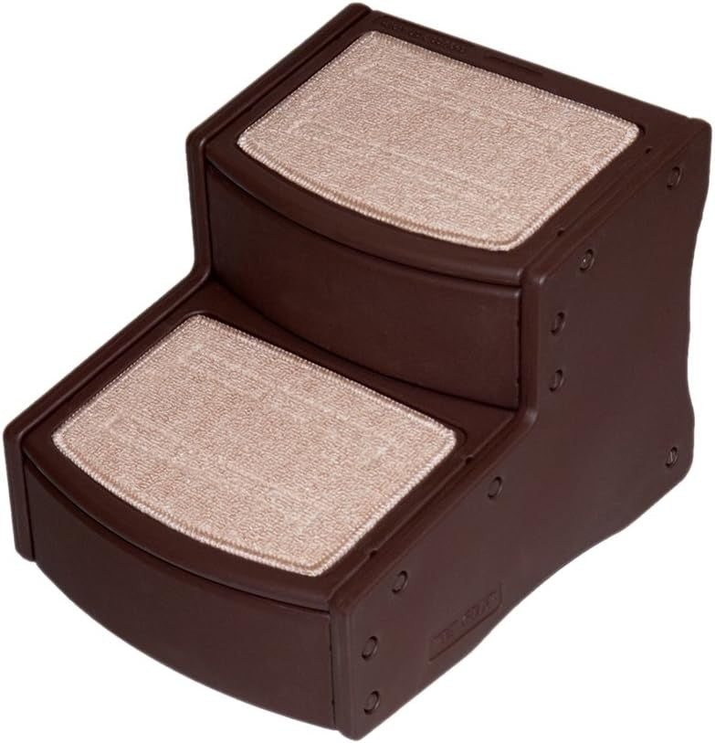 Pet Gear Easy Step II X-Small Dog Stairs Chocolate Cream