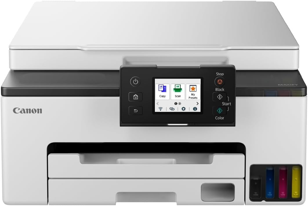 All-in-One Wireless MegaTank Printer | Duplex, Copier & Scanner, Colour
