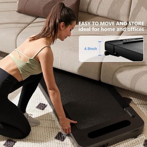 Walking Pad Treadmill 10% Auto Incline 2.5HP Under Desk Quiet Smart App Routes