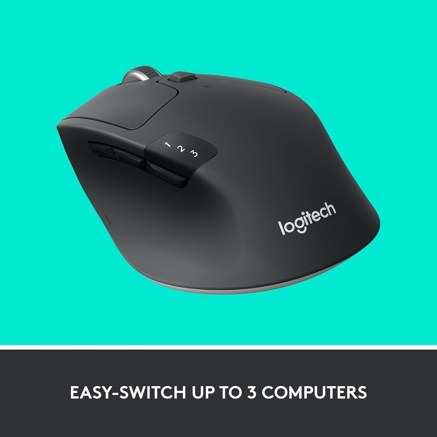 Multi Device Wireless Mouse Bluetooth USB Long Battery Ergonomic Office