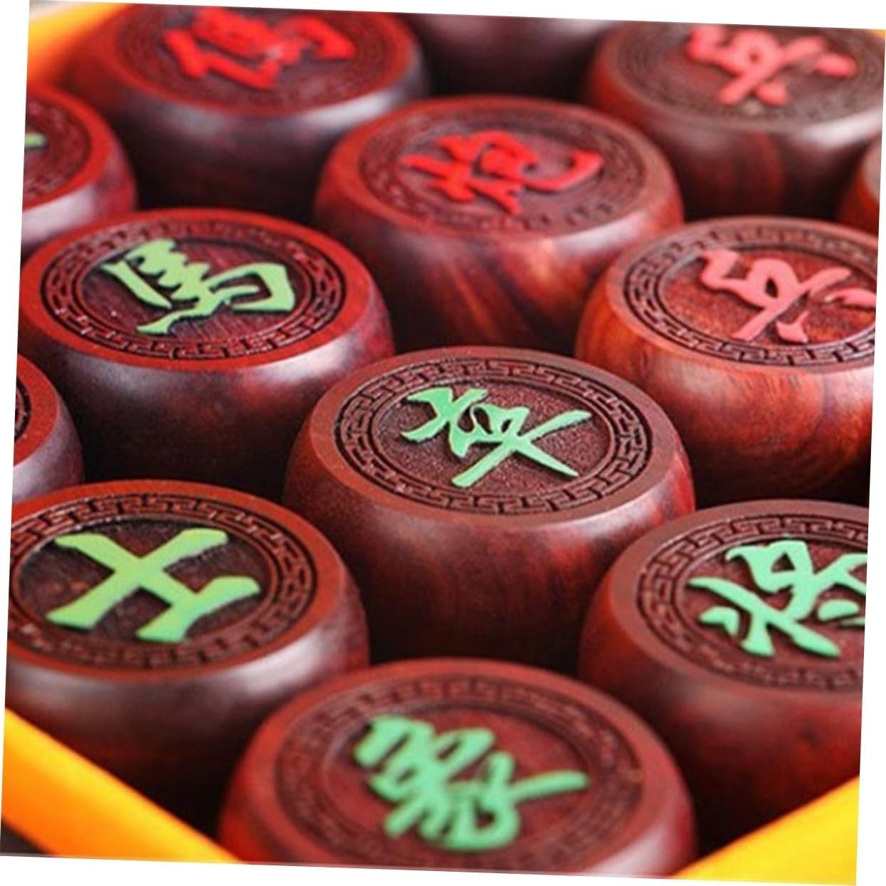 Chinese Chess Xiangqi Set Portable Wooden Board Travel Strategy Game