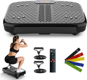 Vibration Plate Exercise Machine 199 Speeds Bluetooth 450LB Body Shaper