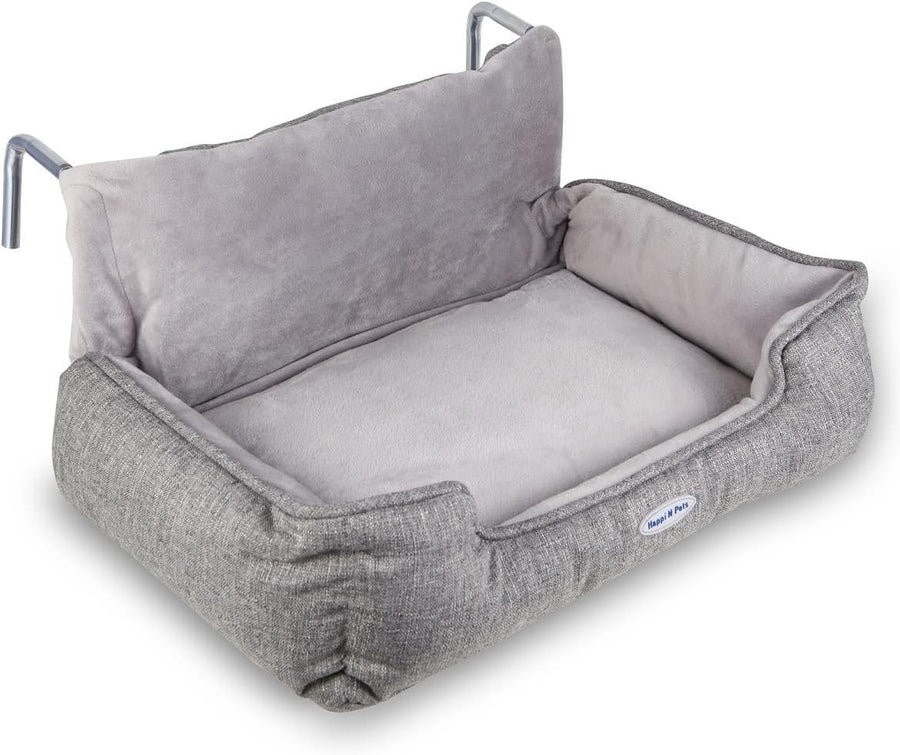 Cat Radiator Bed Heater Hammock Window Perch Washable Cover Grey