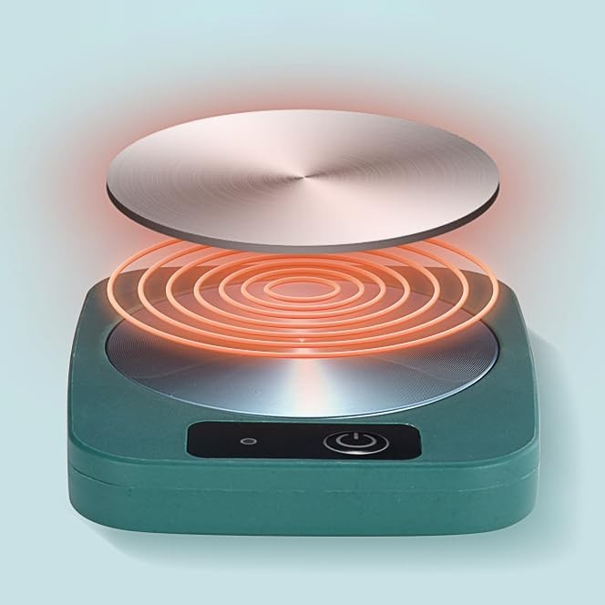 Electric Coffee Mug Warmer Auto On Off Desk Cup Heater Pad