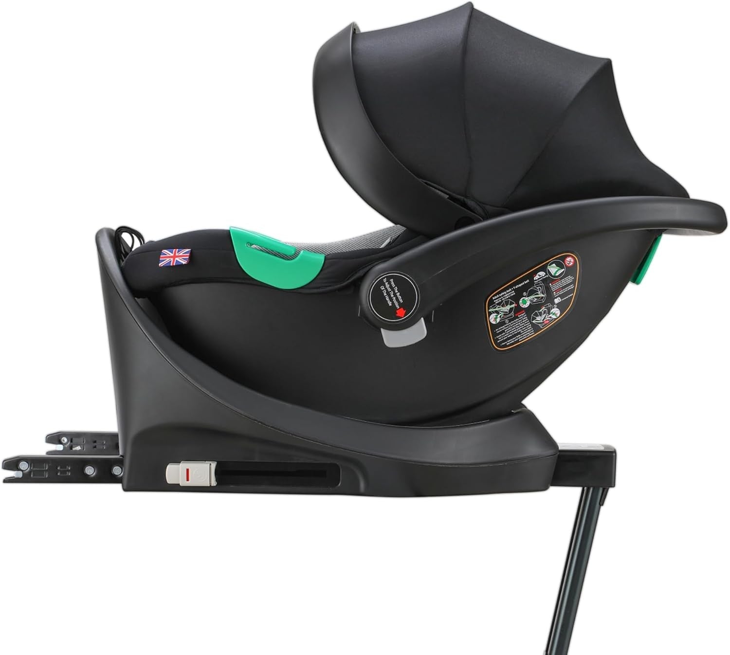 i-Size Baby Car Seat Carrier ISOFIX Base Newborn 40–85cm Lightweight Travel