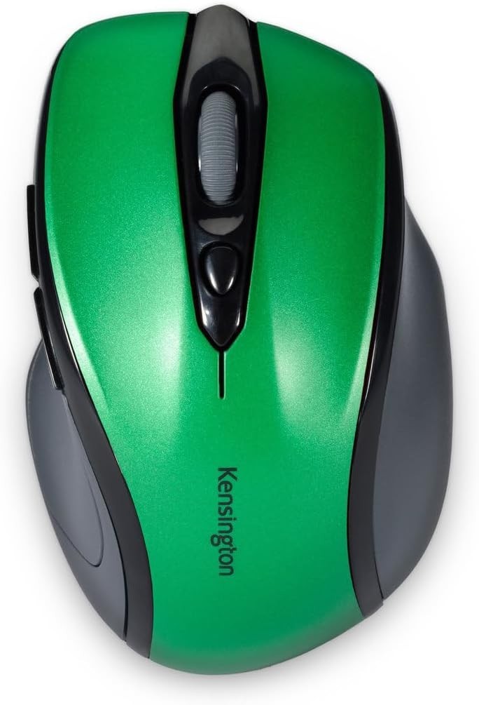 Wireless Mouse Mid Size Ergonomic USB Optical with Nano Receiver