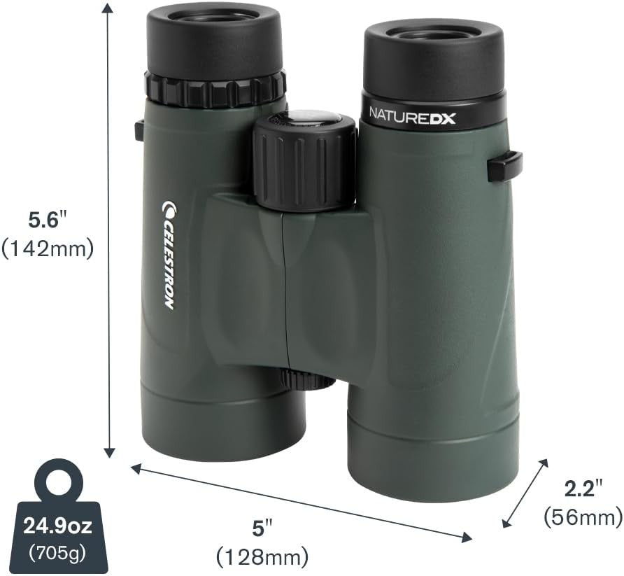 8x42 Waterproof Binoculars HD Wide View Outdoor Birdwatching Hiking Travel