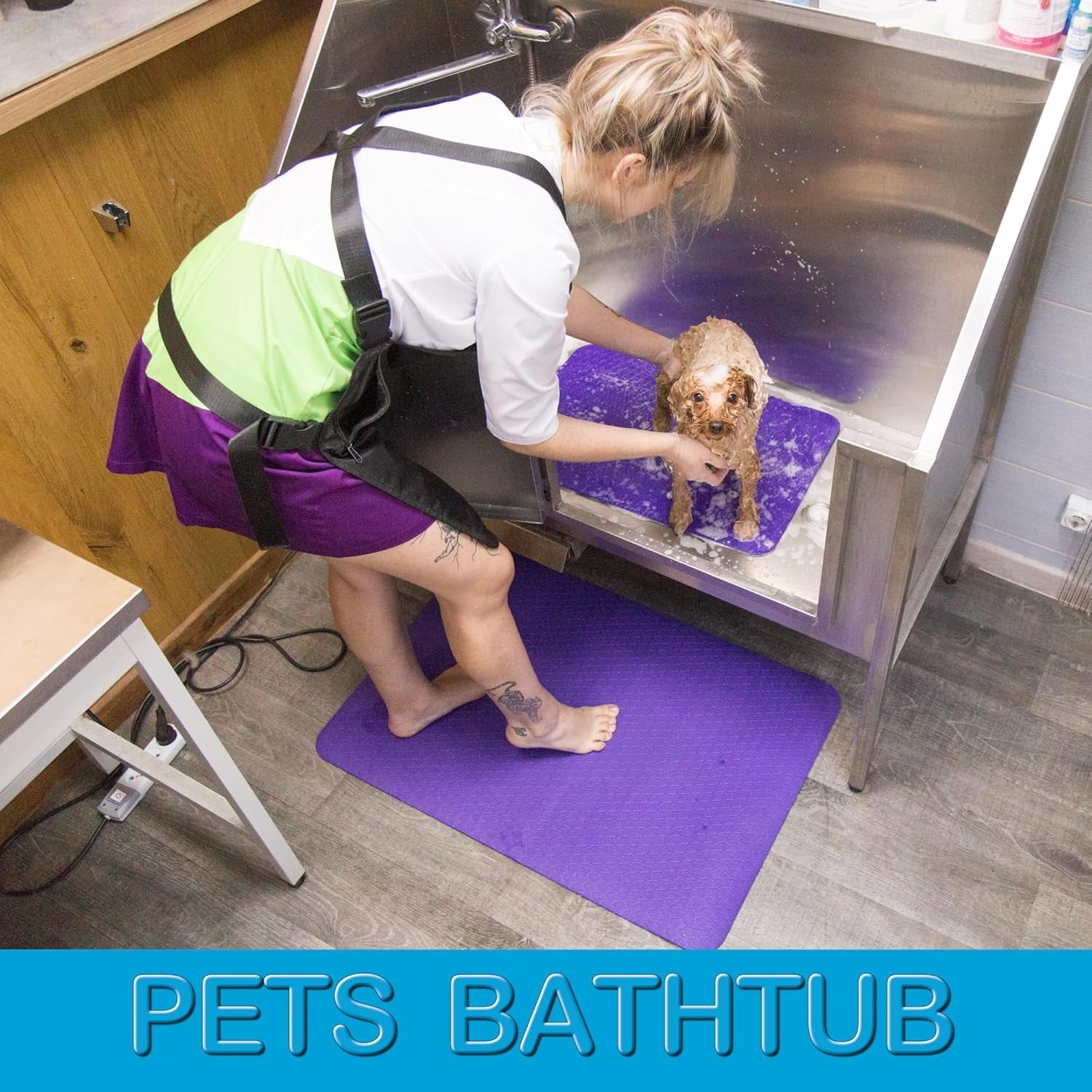 Dog Grooming Table Mat Non Slip Waterproof Anti Fatigue 24x36 Inch