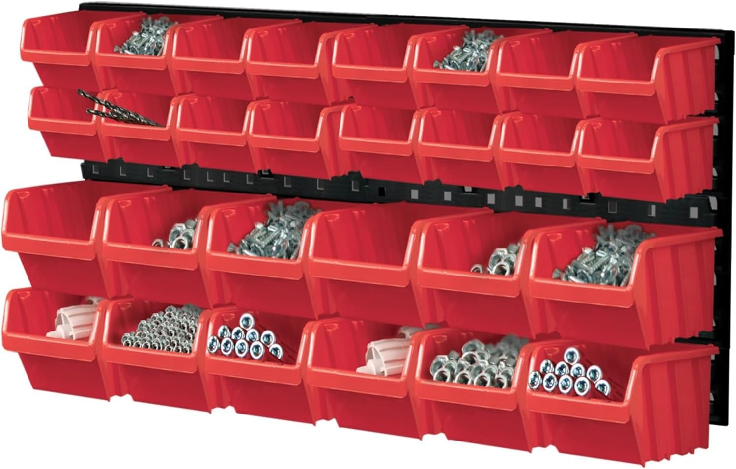 Wall Mounted Tool Storage Bins Peg Board Garage Organizer Rack