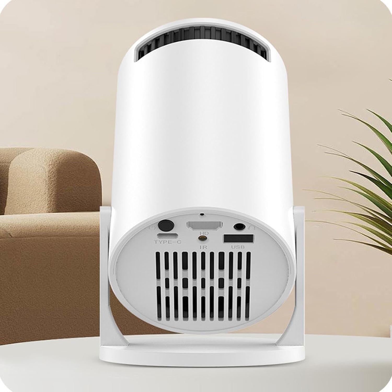 Mini Smart Projector WiFi Bluetooth Portable Built-In Speaker 240°
