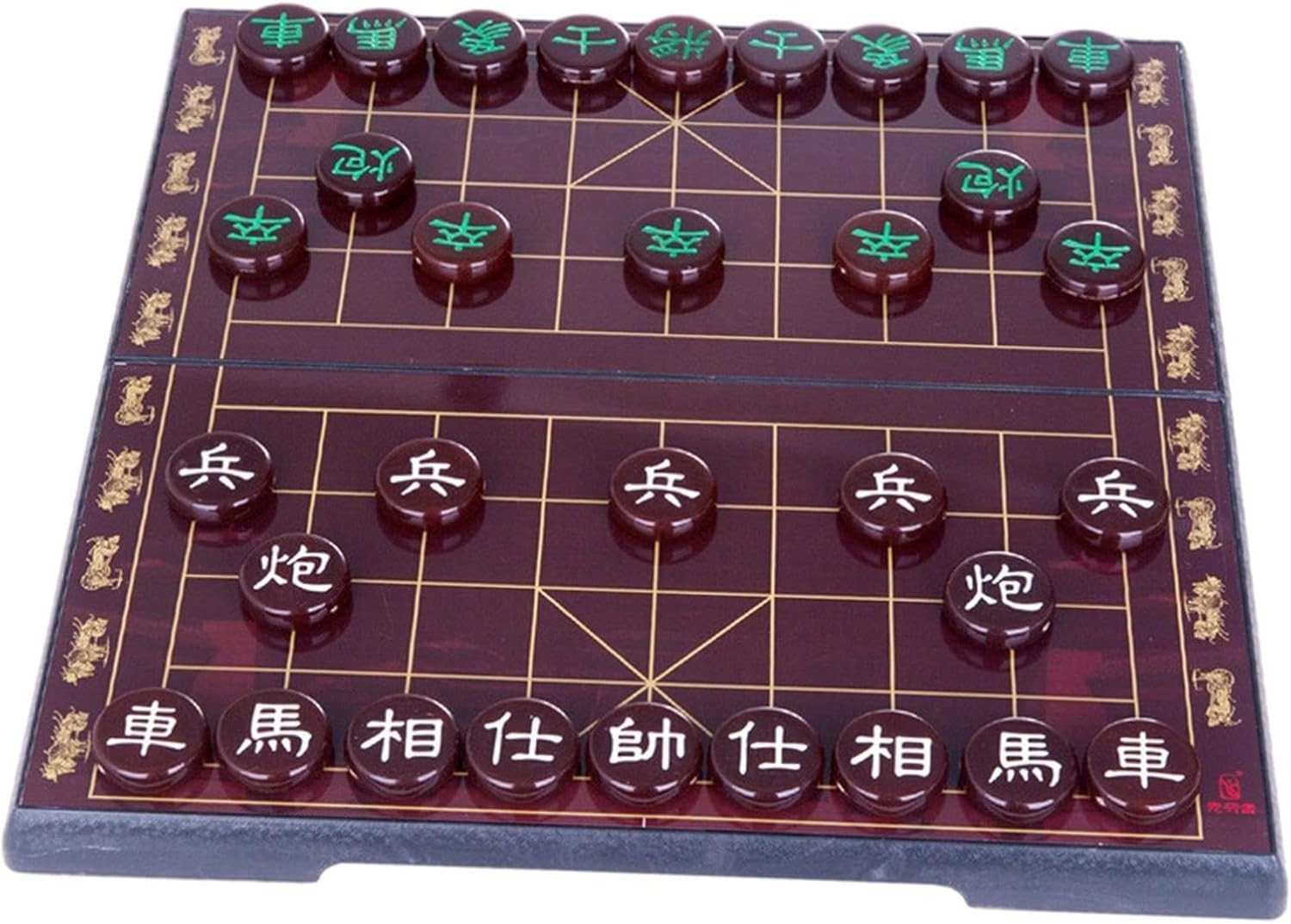 Magnetic Chinese Chess Travel Set Foldable Xiangqi Board Portable Game
