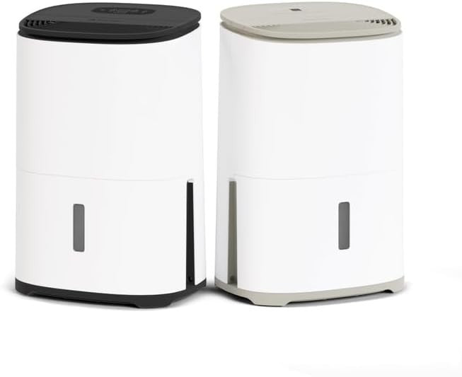 12L Dual Dehumidifier HEPA Air Purifier Quiet Low Energy Flat