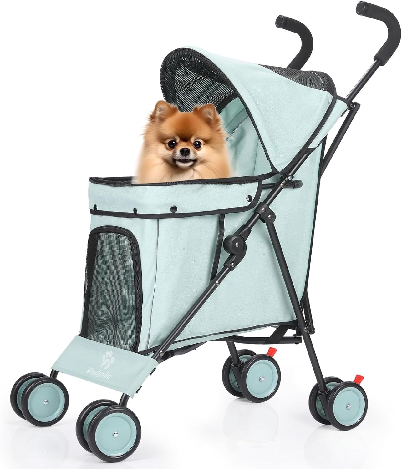 3 in 1 Pet Stroller Folding Dog Cat Pushchair Lightweight Travel Pram