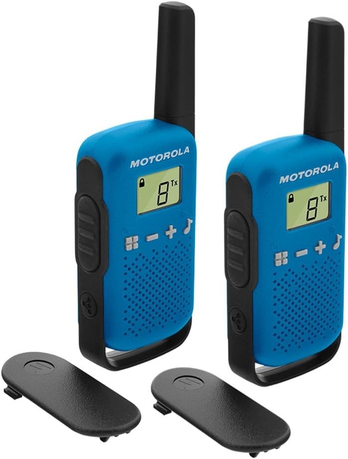 PMR446 Walkie Talkies 2 Pack 4KM Range 16 Channel Portable Radio