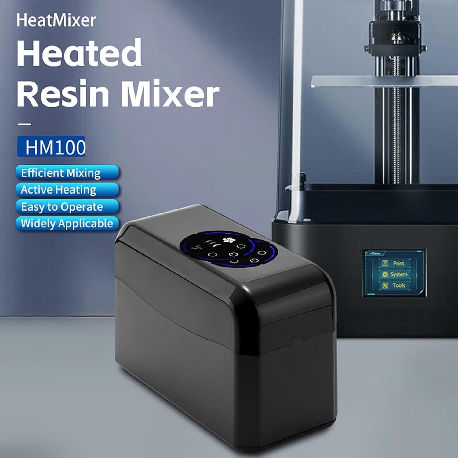 Heated Resin Mixer Machine 3 Mode Heating Touch Control 250g–1KG