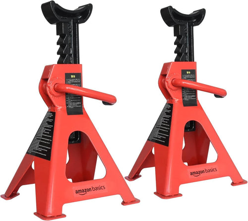 Steel Jack Stands 3 Ton Heavy Duty Pair Adjustable Height Car SUV Repair Support