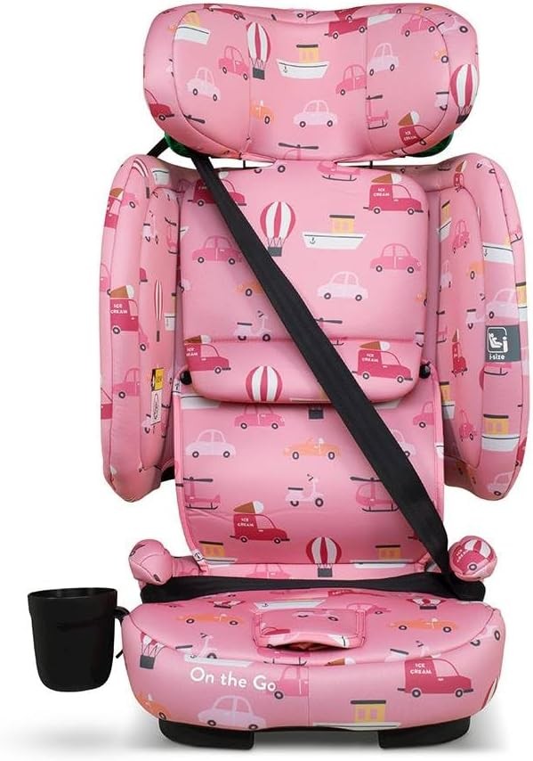 Foldable ISOFIX Child Seat 76–150cm Portable Travel Lightweight