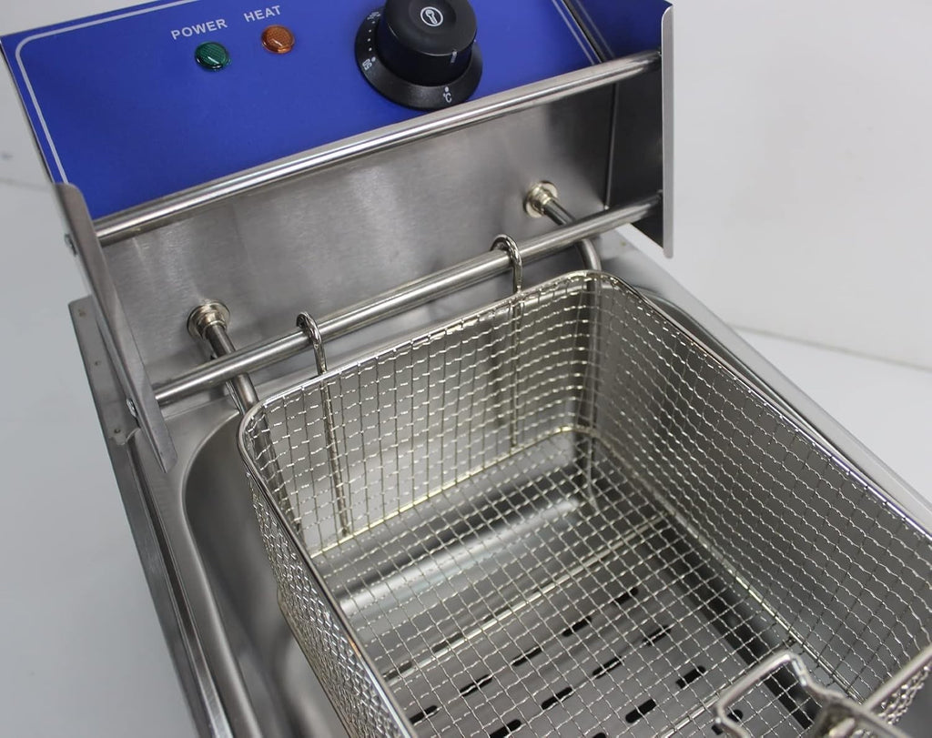 10L Commercial Deep Fat Fryer 2500W Stainless Steel Countertop