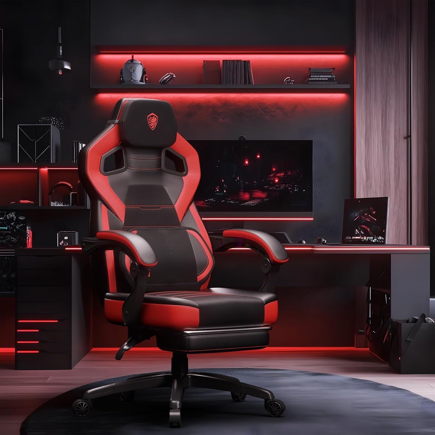 Ergonomic Gaming Chair Full Support Reclining Office Desk Swivel PC Armchair