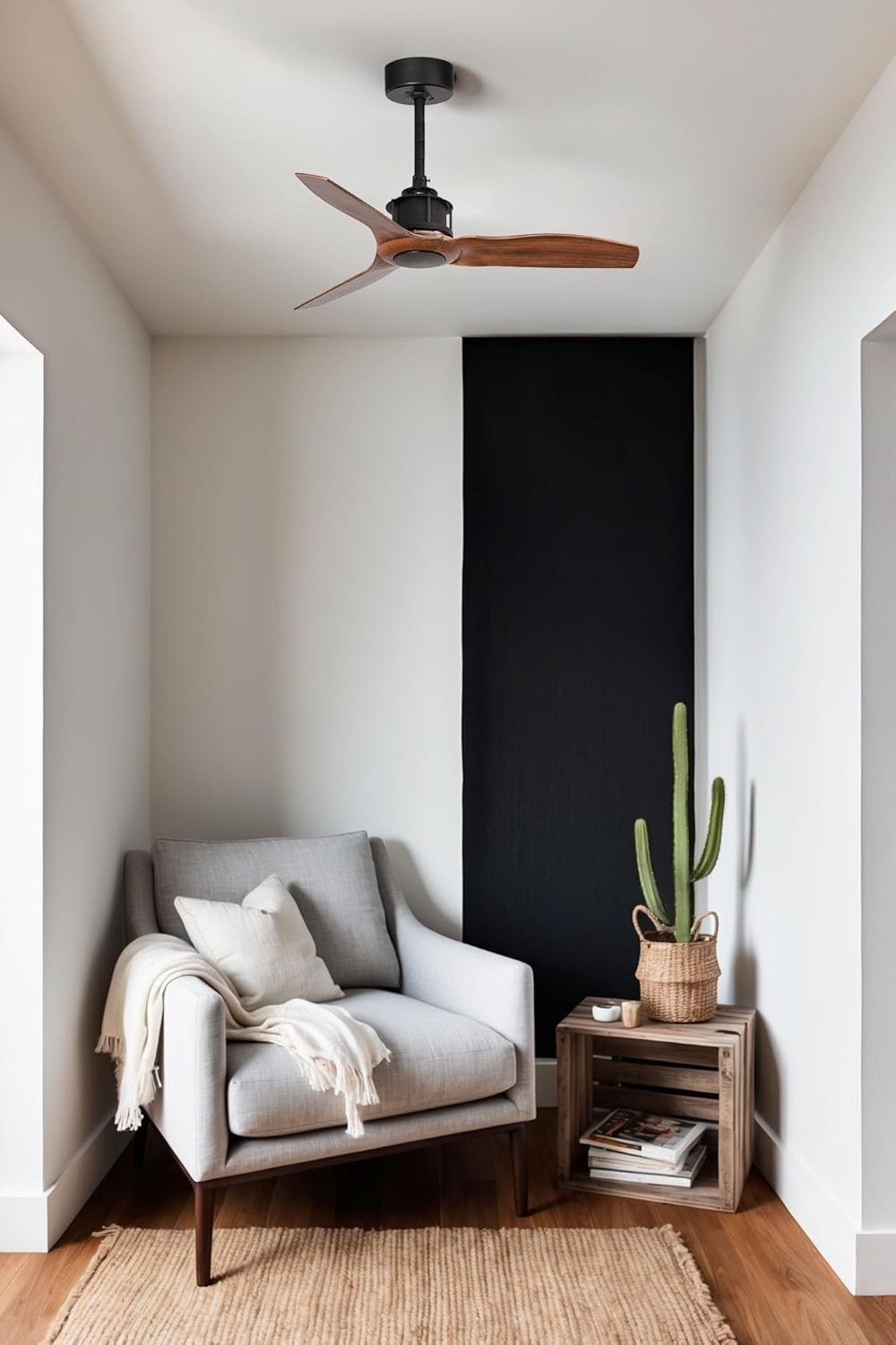 FARO BARCELONA Just Fan 81CM Ceiling Fan, 6-Speed, Remote, Industrial
