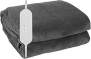 Electric Heated Throw Blanket Fleece 9 Heat Settings Auto Shut Off 180x130cm
