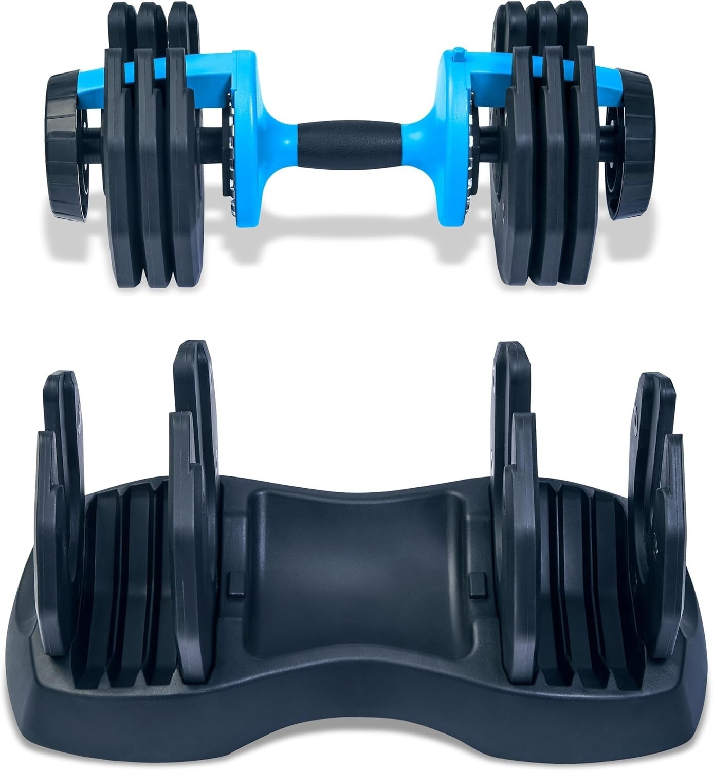 Adjustable Smart Dumbbell 2.5–25kg Quick Dial Home Gym Weight